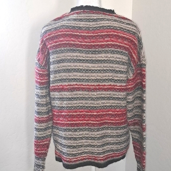 [H & M]  Stripped Open Front Cardigan Size Medium NWOT - Picture 8 of 12